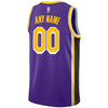 Image of Los Angeles Lakers Custom Swingman Jersey Purple - Statement Edition 2019