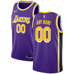 Los Angeles Lakers Custom Swingman Jersey Purple - Statement Edition 2019