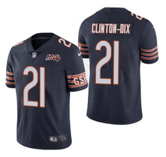 Men's Chicago Bears #21 Ha Ha Clinton-Dix 100th Season Limited Jersey - Navy