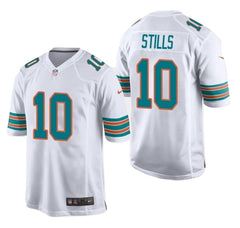 Men's Miami Dolphins #10 Kenny Stills Throwback Game Jersey - White