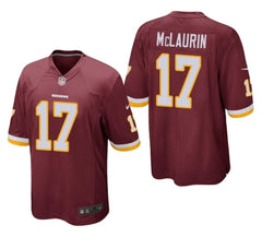 Men's Washington Redskins #17 Terry McLaurin 2019 NFL Draft Game Jersey - Burgundy