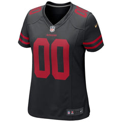 San Francisco 49ers Women's Alternate Custom Game Jersey – Black 2019