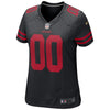 Image of San Francisco 49ers Women's Alternate Custom Game Jersey – Black 2019