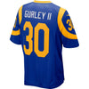 Image of Todd Gurley II Los Angeles Rams Game Jersey - Royal 2019
