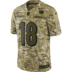 A.J. Green Cincinnati Bengals Salute to Service Limited Jersey – Camo 2019