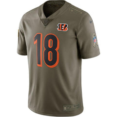 A.J. Green Cincinnati Bengals Salute To Service Limited Jersey - Olive 2019