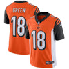 Image of A.J. Green Cincinnati Bengals Vapor Untouchable Limited Player Jersey - Orange 2019