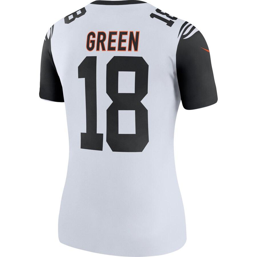 A.J. Green Cincinnati Bengals Women's Color Rush Legend Jersey - White 2019