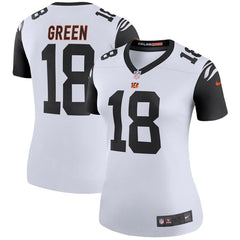 A.J. Green Cincinnati Bengals Women's Color Rush Legend Jersey - White 2019