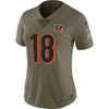 Image of A.J. Green Cincinnati Bengals Women's Salute to Service Limited Jersey - Olive 2019