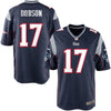 Image of Aaron Dobson New England Patriots Game Jersey - Navy Blue 2019