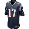 Image of Aaron Dobson New England Patriots Game Jersey - Navy Blue 2019