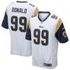 Image of Aaron Donald Los Angeles Rams Game Jersey – White 2019