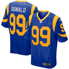 Aaron Donald Los Angeles Rams Player Game Jersey – Royal 2019