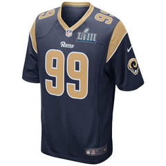 Aaron Donald Los Angeles Rams Super Bowl LIII Bound Game Jersey – Navy 2019