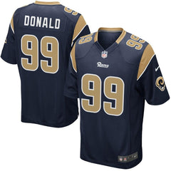 Aaron Donald Los Angeles Rams Youth Game Jersey - Navy 2019