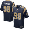 Image of Aaron Donald Los Angeles Rams Youth Game Jersey - Navy 2019