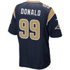 Image of Aaron Donald Los Angeles Rams Youth Game Jersey - Navy 2019