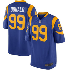 Aaron Donald Los Angeles Rams Youth Game Jersey - Royal 2019