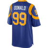 Image of Aaron Donald Los Angeles Rams Youth Game Jersey - Royal 2019