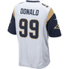 Image of Aaron Donald Los Angeles Rams Youth Game Jersey - White 2019