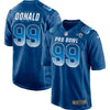 Image of Aaron Donald NFC 2019 Pro Bowl Game Jersey – Royal 2019