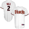 Image of Aaron Hill Arizona Diamondbacks Majestic Home Replica Player Jersey - White 2019