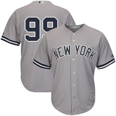 Aaron Judge New York Yankees Majestic Cool Base Player Replica Jersey – Gray 2019