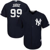 Image of Aaron Judge New York Yankees Majestic Fashion Official Cool Base Player Replica Jersey - Navy 2019