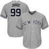 Image of Aaron Judge New York Yankees Majestic Road Cool Base Replica Player Jersey - Gray 2019