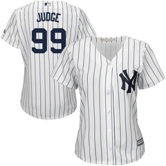 Aaron Judge New York Yankees Majestic Women's Home Cool Base Player Jersey - White 2019