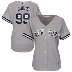 Aaron Judge New York Yankees Majestic Women's Road Cool Base Replica Player Jersey - Gray 2019