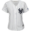 Image of Aaron Judge New York Yankees Majestic Women's Team Cool Base Player Jersey – White 2019