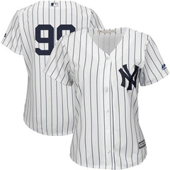 Aaron Judge New York Yankees Majestic Women's Team Cool Base Player Jersey – White 2019