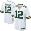 Image of Aaron Rodgers Green Bay Packers Game Jersey - White 2019