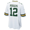 Image of Aaron Rodgers Green Bay Packers Game Jersey - White 2019