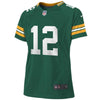 Image of Aaron Rodgers Green Bay Packers Girls Youth Game Jersey - Green 2019