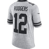 Image of Aaron Rodgers Green Bay Packers Gridiron Gray II Limited Jersey - Gray 2019