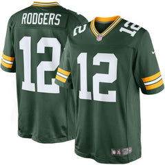 Aaron Rodgers Green Bay Packers Team Color Limited Jersey - Green 2019