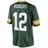 Image of Aaron Rodgers Green Bay Packers Team Color Limited Jersey - Green 2019