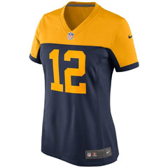 Aaron Rodgers Green Bay Packers Women's Alternate Game Jersey - Navy 2019