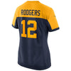 Image of Aaron Rodgers Green Bay Packers Women's Alternate Game Jersey - Navy 2019