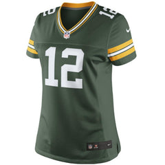 Aaron Rodgers Green Bay Packers Women's Limited Jersey - Green 2019