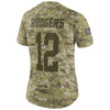 Image of Aaron Rodgers Green Bay Packers Women's Salute to Service Limited Jersey - Camo 2019