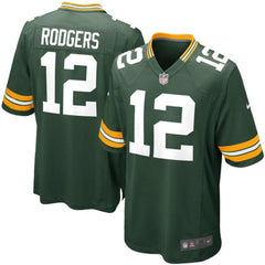 Aaron Rodgers Green Bay Packers Youth Game Jersey - Green 2019