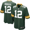 Image of Aaron Rodgers Green Bay Packers Youth Game Jersey - Green 2019