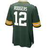 Image of Aaron Rodgers Green Bay Packers Youth Game Jersey - Green 2019