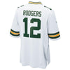 Image of Aaron Rodgers Green Bay Packers Youth Game Jersey - White 2019