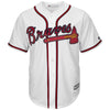 Image of Adam Duvall Atlanta Braves Majestic Home Official Cool Base Player Jersey - White 2019