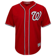 Adam Eaton Washington Nationals Majestic Alternate Official Cool Base Replica Player Jersey - Scarlet 2019